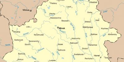 Karte von Weißrussland